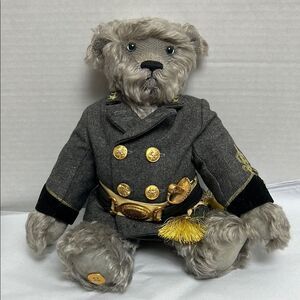 Franklin Mint Rare Civil War General Lee 12” Mohair Bear excellent condition